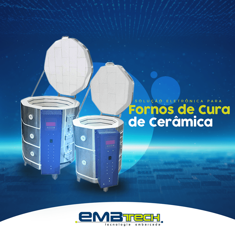 Solução eletrônica para fornos de cura de cerâmica