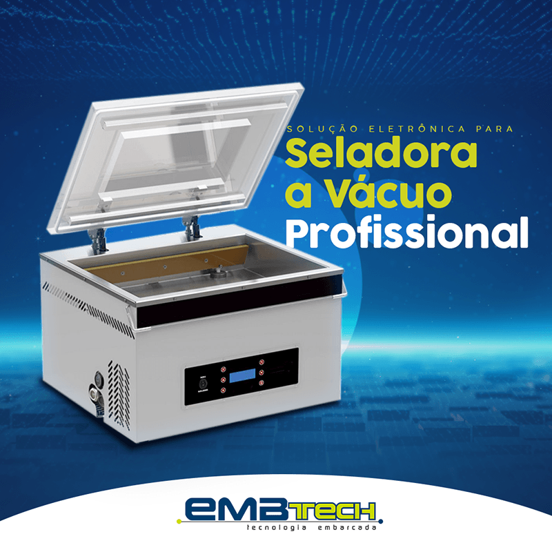 Solução eletrônica para seladora a vácuo