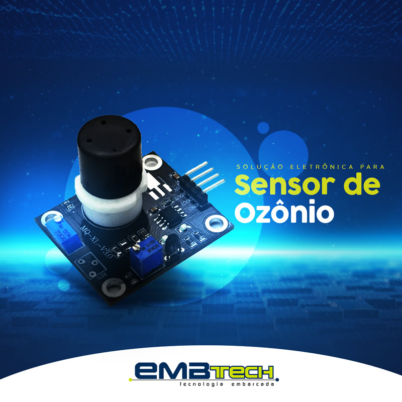 Solução eletrônica para sensor de ozônio